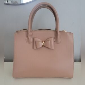 Mistique Tan Bow Purse